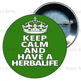 Chapa 75 mm HERBALIFE - I love Herbalife