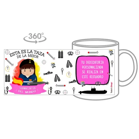 Taza Submarinista (Ella)