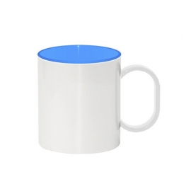 Taza plástico interior Azul