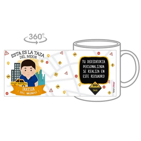 Taza Taxista (Él)