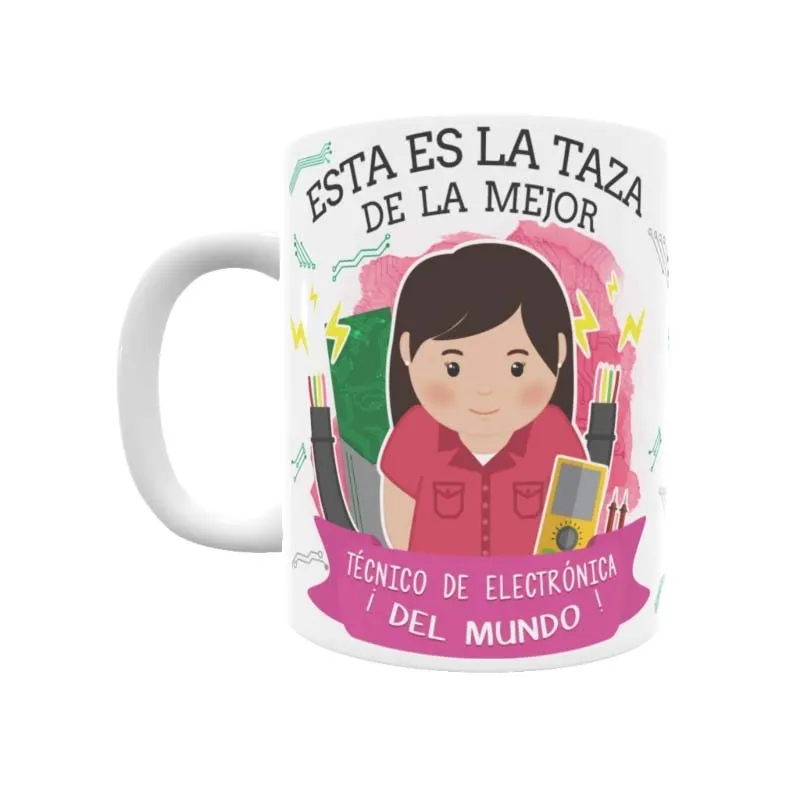 Taza Técnico Electrónica (Ella)