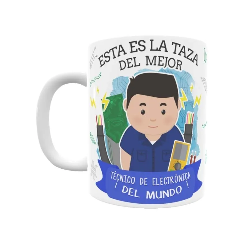 Taza Técnico Electrónica (Él)