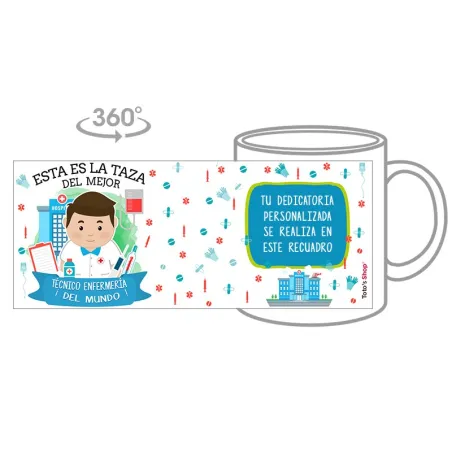 Taza Técnico Enfermería (Él)