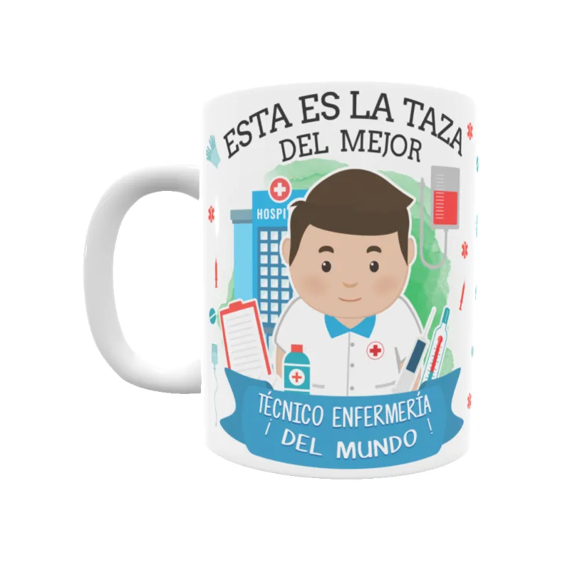 Taza Técnico Enfermería (Él)