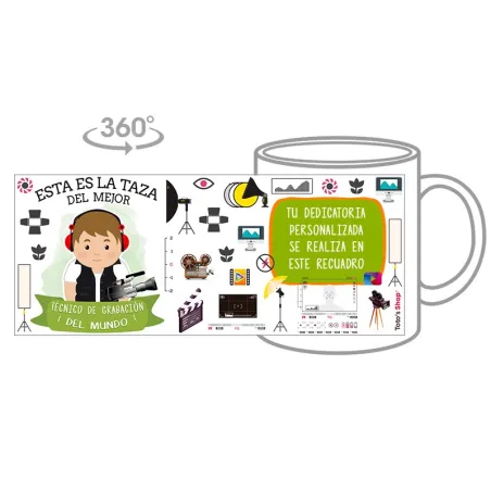 Taza Técnico Grabación (Él)