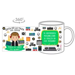 Taza Técnico Sonido (Él)