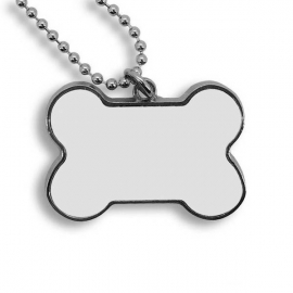 Collar Placa chapa perro Mascota personalizada con foto, nombre y telefono