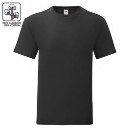 Camiseta negra personalizada con foto de algodón