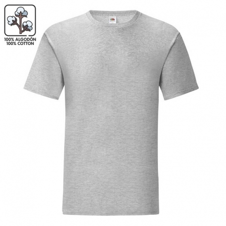 Camiseta gris personalizada con foto de algodón