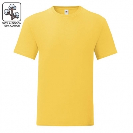 Camiseta amarilla personalizada con foto de algodón