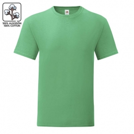 Camiseta verde personalizada con foto de algodón