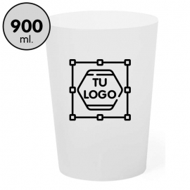 PACK - VASO frosted 900ml. / PERSONALIZADO 1 Tinta