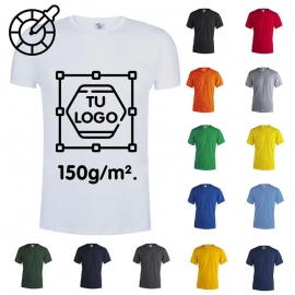 PACK - Camiseta algodón de 150g/m².