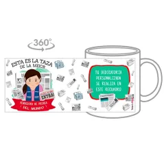 Taza Vendedor de Prensa (Ella)