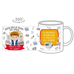 Taza Vendedor de Prensa (Él)