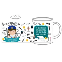 Taza Vigilante de Seguridad (Ella)