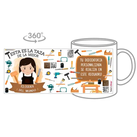 Taza Xilógrafa