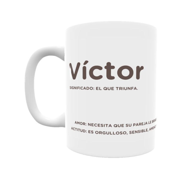 Tazas Personalizadas para cafe - Victor Color