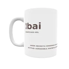 Taza - Ibai Regalo original y funcional. Taza personalizada con significado, actitud y amor.