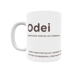 Taza - Odei Regalo original y funcional. Taza personalizada con significado, actitud y amor.