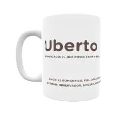 Taza - Uberto Regalo original y funcional. Taza personalizada con significado, actitud y amor.