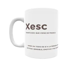 Taza - Xesc Regalo original y funcional. Taza personalizada con significado, actitud y amor.