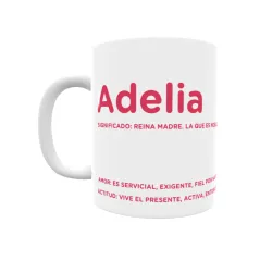 Taza - Adelia Regalo original y funcional. Taza personalizada con significado, actitud y amor.