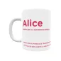 Taza - Alice