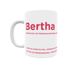 Taza - Bertha Regalo original y funcional. Taza personalizada con significado, actitud y amor.