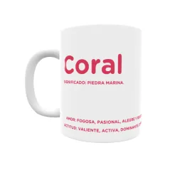 Taza - Coral Regalo original y funcional. Taza personalizada con significado, actitud y amor.