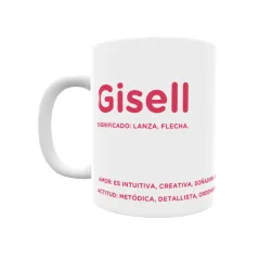 Taza - Gisell Regalo original y funcional. Taza personalizada con significado, actitud y amor.