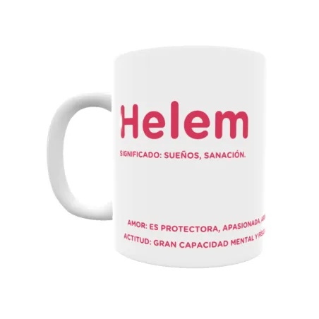 Taza - Helem Regalo original y funcional. Taza personalizada con significado, actitud y amor.