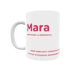 Taza - Mara Regalo original y funcional. Taza personalizada con significado, actitud y amor.