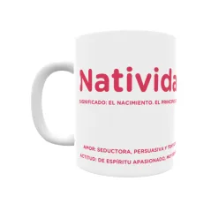 Taza - Natividad Regalo original y funcional. Taza personalizada con significado, actitud y amor.