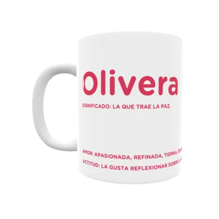 Taza - Olivera Regalo original y funcional. Taza personalizada con significado, actitud y amor.