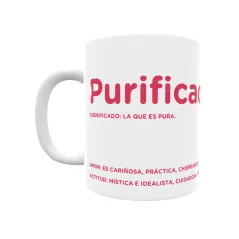 Taza - Purificación Regalo original y funcional. Taza personalizada con significado, actitud y amor.