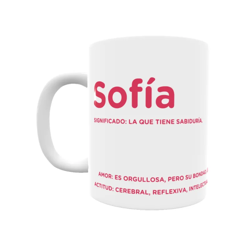 Taza - Sofía