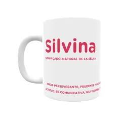 Taza - Silvina Regalo original y funcional. Taza personalizada con significado, actitud y amor.