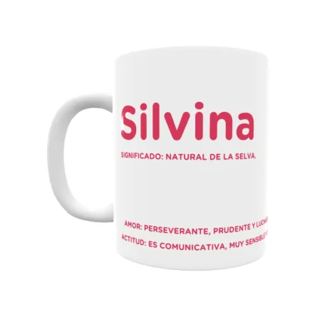 Taza - Silvina Regalo original y funcional. Taza personalizada con significado, actitud y amor.