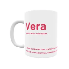 Taza - Vera Regalo original y funcional. Taza personalizada con significado, actitud y amor.