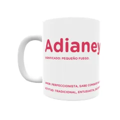 Taza - Adianey Regalo original y funcional. Taza personalizada con significado, actitud y amor.