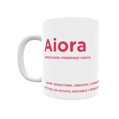 Taza - Aiora Regalo original y funcional. Taza personalizada con significado, actitud y amor.