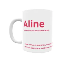 Taza - Aline Regalo original y funcional. Taza personalizada con significado, actitud y amor.