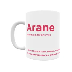 Taza - Arane Regalo original y funcional. Taza personalizada con significado, actitud y amor.