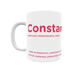 Taza - Constancia Regalo original y funcional. Taza personalizada con significado, actitud y amor.