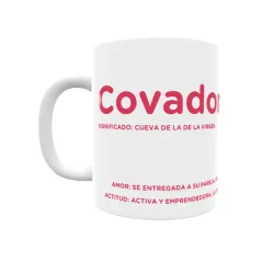 Taza - Covadonga Regalo original y funcional. Taza personalizada con significado, actitud y amor.