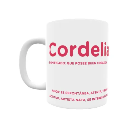 Taza - Cordelia Regalo original y funcional. Taza personalizada con significado, actitud y amor.