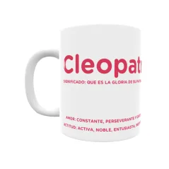 Taza - Cleopatra Regalo original y funcional. Taza personalizada con significado, actitud y amor.