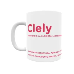 Taza - Clely Regalo original y funcional. Taza personalizada con significado, actitud y amor.