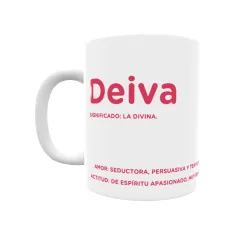 Taza - Deiva Regalo original y funcional. Taza personalizada con significado, actitud y amor.